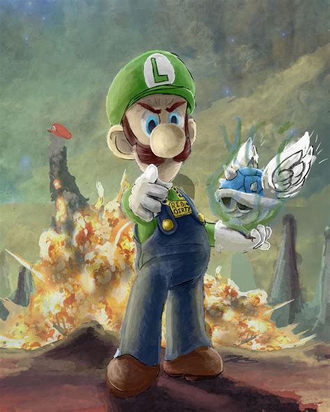 luigi death stare by OwlVortex on DeviantArt