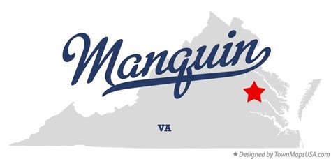 Map of Manquin, VA, Virginia