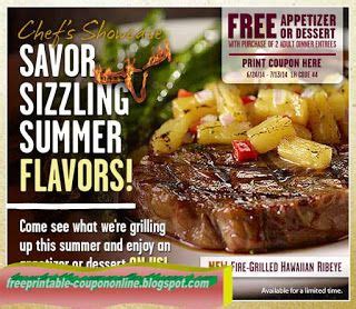 Free Printable Longhorn Steakhouse Coupons | Free appetizer, Longhorn ...