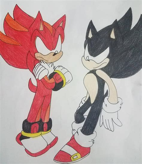 Dark Sonic and Chaos Shadow Request by CinamounRoll on DeviantArt