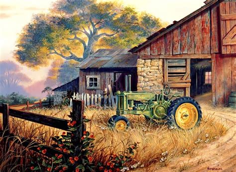 granjas pintadas en oleo - Buscar con Google | Farm paintings, Barn art, Farm art