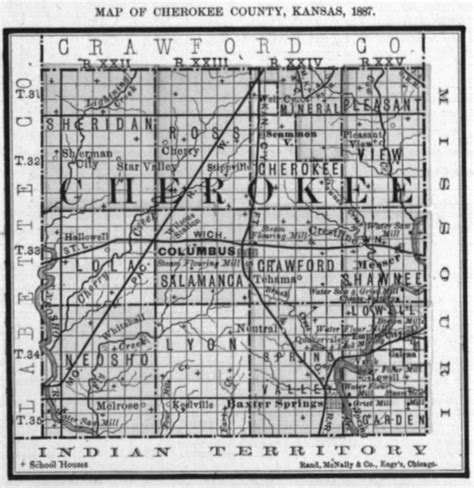 Cherokee County Schools Bibliography - Kansas Historical Society