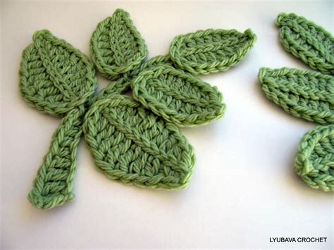 Crochet leaf branch tutorial PATTERN. Crochet leaves pattern. | Etsy