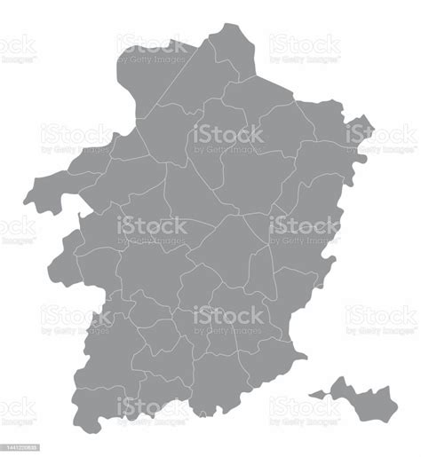 Limburg Administrative Map Stock Illustration - Download Image Now ...