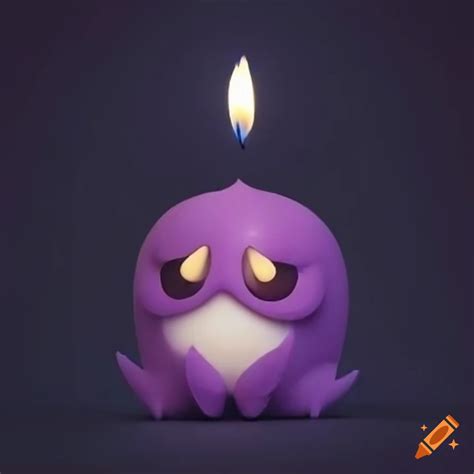 Spooky candle-shaped ghost-type pokemon