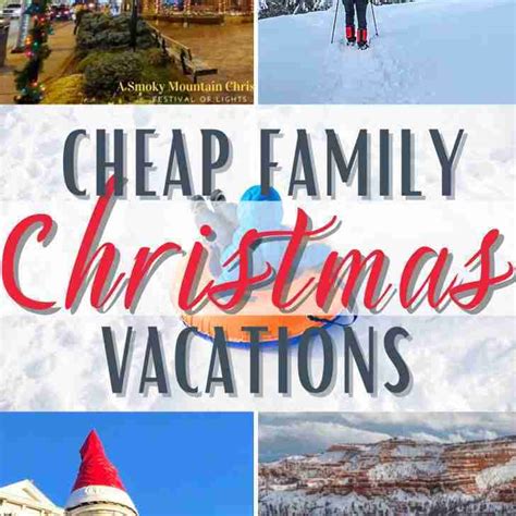 Cheap Family Christmas Vacations