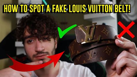 HOW TO SPOT A FAKE LOUIS VUITTON BELT! - YouTube