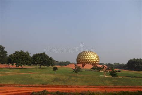 Matrimandir Inside Auroville in Puducherry, Indian Tourism Editorial Stock Photo - Image of ...