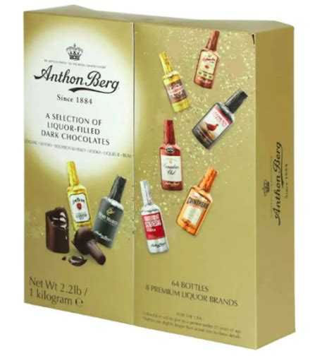 This Holiday Gift Box Is Stuffed With Mini Chocolate Bottles Filled With Your Favorite Liquor