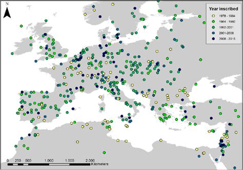 Unesco Heritage Sites Map