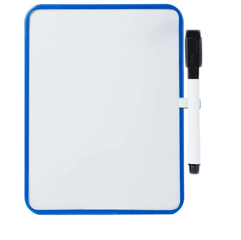 Magnetic Dry Erase White Board 6" x 8" with Magnetic Marker Blue ...