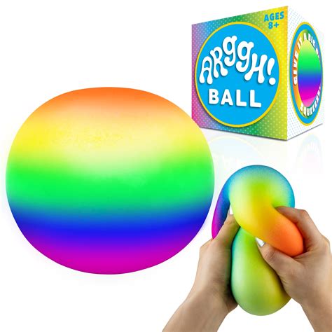 Power Your Fun Arggh Giant Fidget Ball Squishy Stress Relief Toys for Kids and Adults - Walmart ...