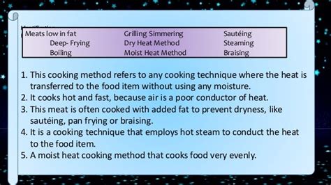 5 methods of cooking meat