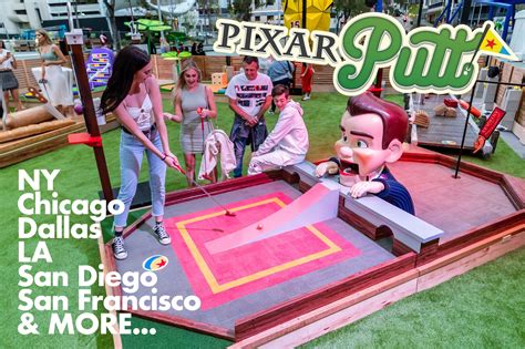 Pixar Putt Mini-Golf Course Tour Comes to the United States (NY, CA, Chicago, Dallas & More ...