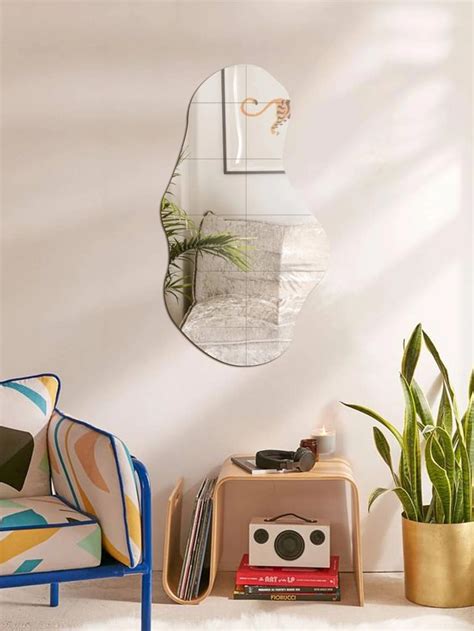 Geometric Design Mirror Surface Wall Sticker | SHEIN USA | Geometric ...