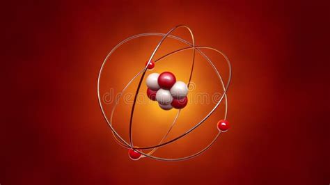 Atom. 3D animation stock footage. Video of energy, fusion - 89880780