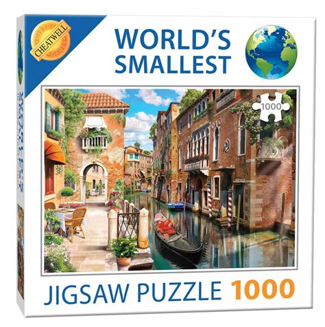 World's Smallest 1000 Piece Jigsaw Puzzle - Venetian Canals (1000 Piec – PDK