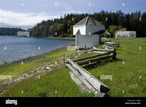 WA05455-00...WASHINGTON - English Camp on Garrison Bay in San Juan ...