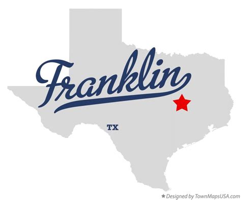 Map of Franklin, TX, Texas