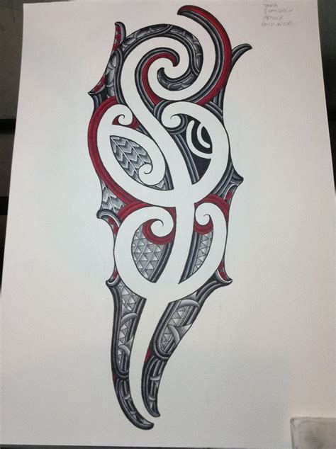 3/4 ta moko sleeve design | Maori tattoo designs, Hawaiian tribal ...