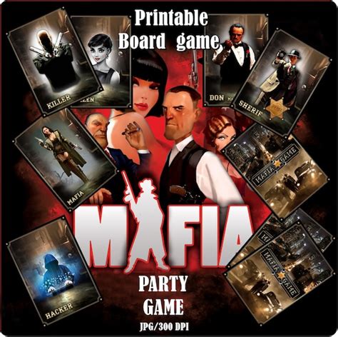 Mafia Card Game Roles - Toys Hobbies Other Card Games Poker Mafia Game Cards With Maniac ...