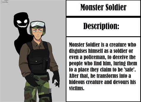 SCP-6069 - Monster Soldier by SaritaManyalu on DeviantArt