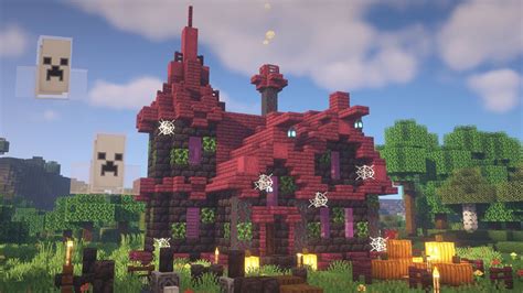 Minecraft | How to Build a Halloween House | Survival House - YouTube