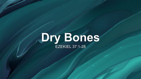 Sermons about Valley Of Dry Bones - SermonCentral.com