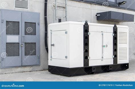 Mobile, Standby Industrial Diesel Generator for Emergency Power Supply. Generator with Internal ...