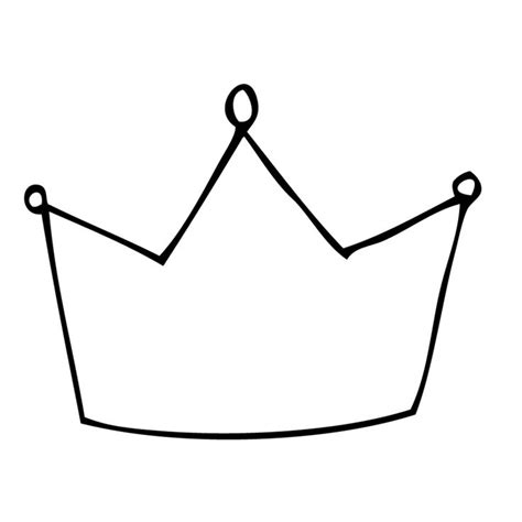 Simple Crown Drawing | Crown drawing, King crown drawing, Crown outline