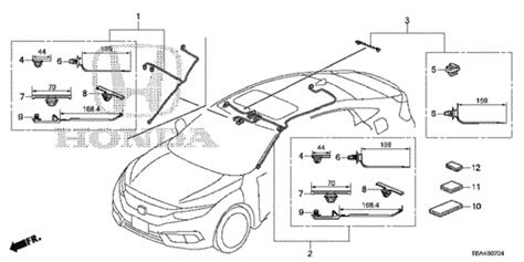 2017 Honda Civic Parts Diagram