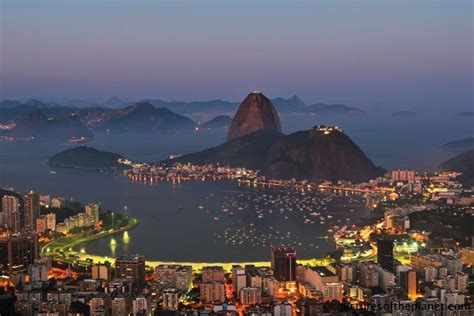 Harbor of Rio De Janeiro by Night | From all around the world ... | P…