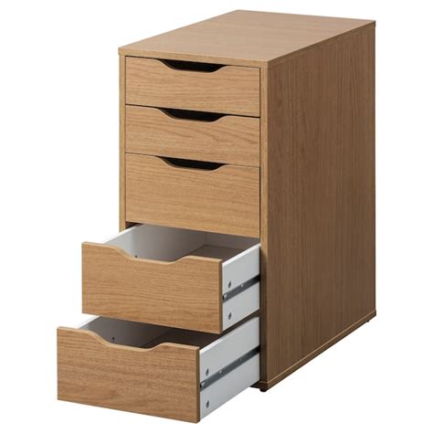 ALEX Drawer unit - oak effect - IKEA