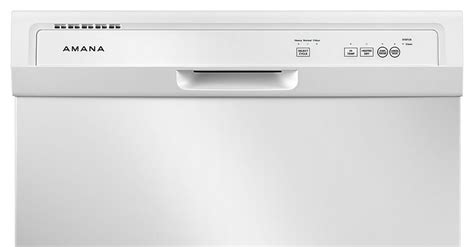 Amana 24" Built-In Dishwasher White OBX ADB1400AGW - Best Buy