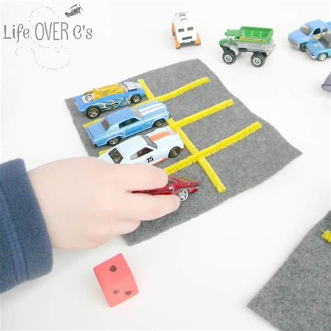 Car Parking Lot Preschool Math Grid Game