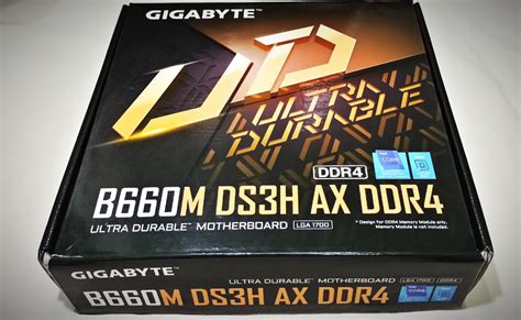 Gigabyte B660m DS3H AX Motherboard, Computers & Tech, Parts ...