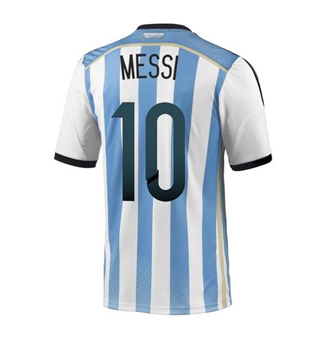 Adidas MESSI #10 Argentina Home Jersey World Cup 2014 | Messi, Messi 10, Argentina world cup