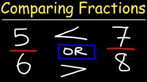 Comparing Fractions - YouTube