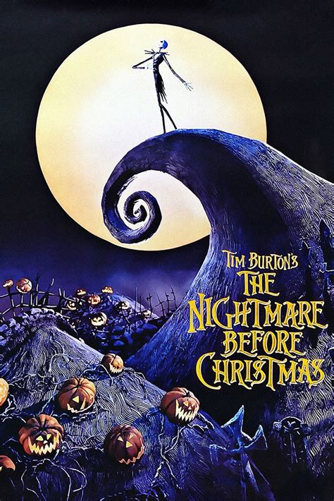 The Nightmare Before Christmas Poster | Nightmare before christmas movie, Best halloween movies ...