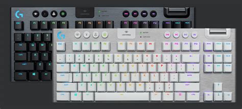 Logitech G915 TKL LIGHTSPEED Wireless RGB Mechanical Gaming Keyboard ...