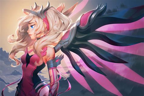 by @TheArtGun on Twitter | Overwatch, Mercy overwatch, Overwatch wallpapers