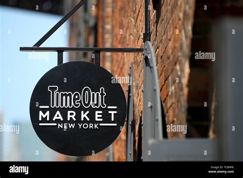 Signage at the Time Out Market in New York Stock Photo - Alamy