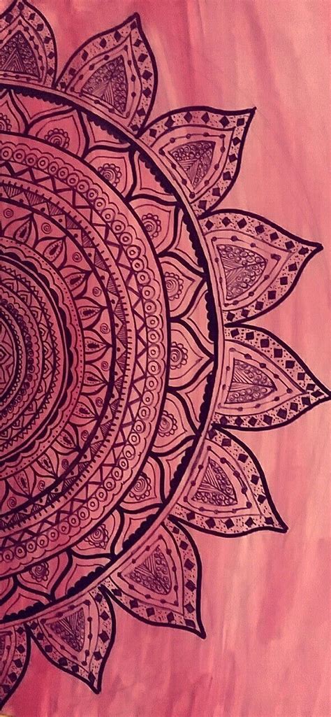 1170x2532px, 1080P free download | Mandala, boho, desenho, pink, HD phone wallpaper | Peakpx