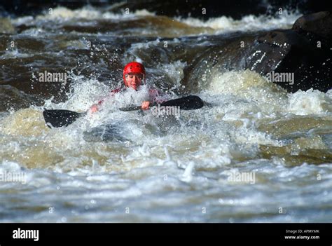 Whitewater kayaking in Colorado Stock Photo - Alamy