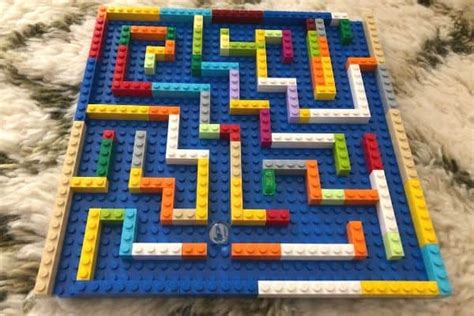 How to Make a DIY LEGO Marble Maze | Marble maze, Lego maze, Lego activities