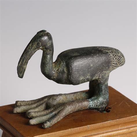 Egyptian Bronze Ibis Statue - Ancient Egyptian Antiquities | Antiquities