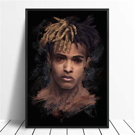 Xxxtentacion Poster Xxxtentacion Print Jahseh Dwayne Wall Poster ...