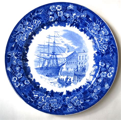 Tea With Friends: A Boston Tea Party plate