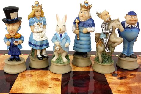 Amazon.com: HPL Alice in Wonderland Fantasy Chess Men Set - NO Board: Toys & Games | Alice in ...