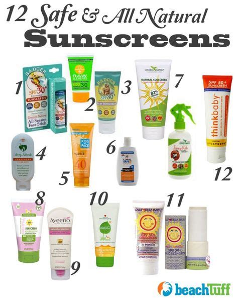 45 Sunscreen without harmful chemicals ideas | sunscreen, natural ...